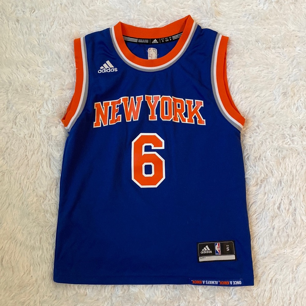 Adidas Boys New York Knicks Porzingis Jersey Size Small